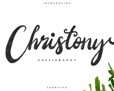 Christony font