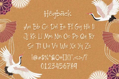 Hogback Demo Version font