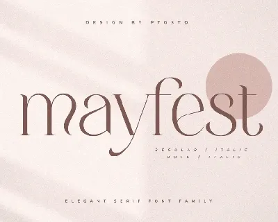 Mayfest font