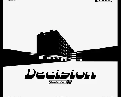 Decision font