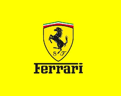 Ferrari Logo font