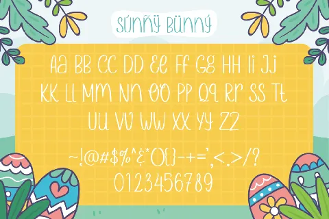 Sunny Bunny Demo font