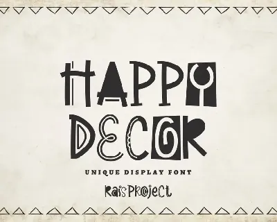 Happy Decor Demo font