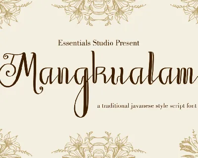 Mangkualam font