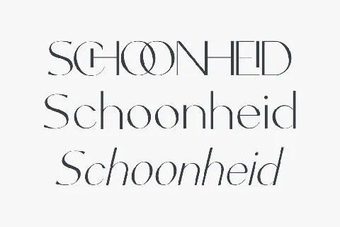 Schoonheid font