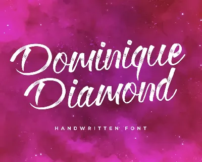 Dominique Diamond font