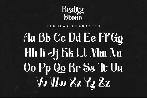 Reality Stone-Personal use font