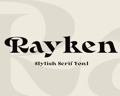 Rayken Serif font