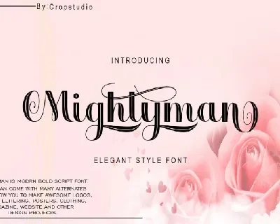 Mightyman font