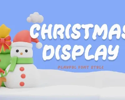 Christmas Display Typeface font