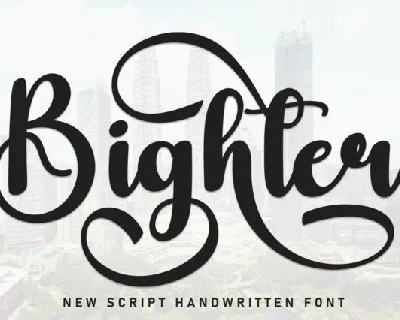 Bighter font
