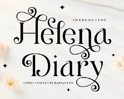 Helena Diary font