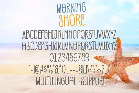 Morning Shore font