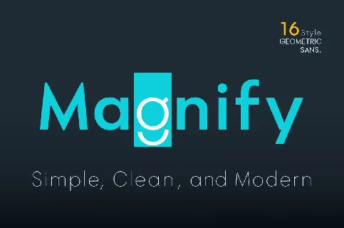 Magnify font