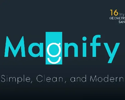 Magnify font