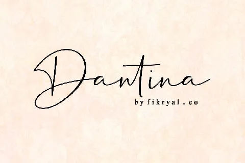 Dantina font