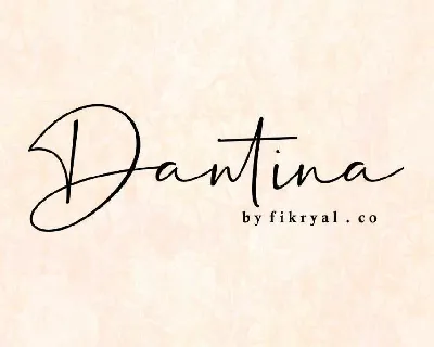 Dantina font