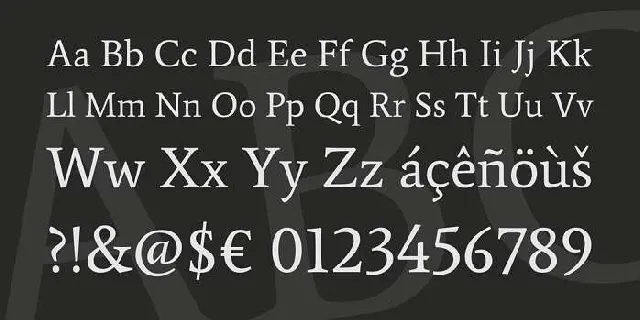 Average font