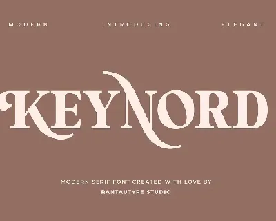 Keynord font