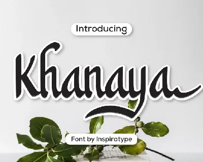 Khanaya font