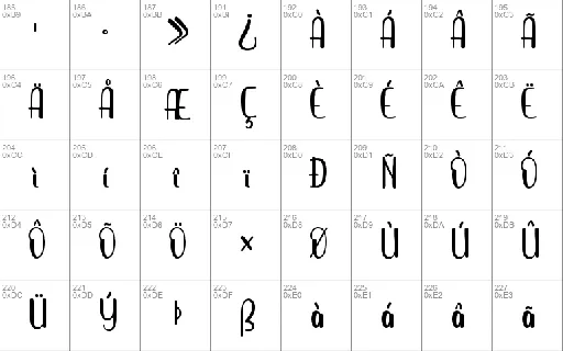 Leafydante font