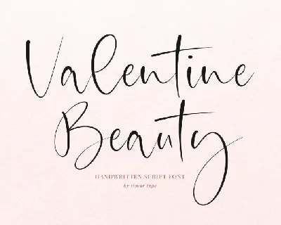 Valentine Beauty font