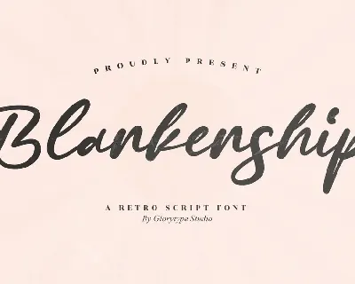 Blankenship font