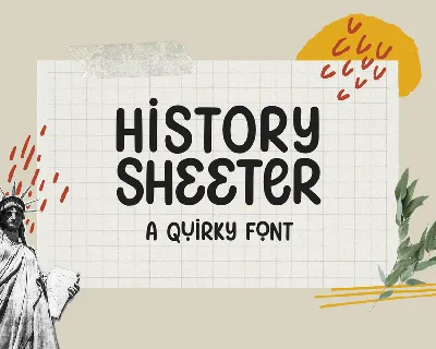 History Sheeter font