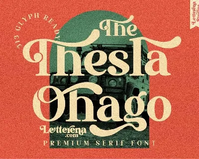 The Thesla Ohago font