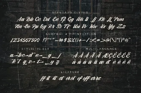 Arlen Script font