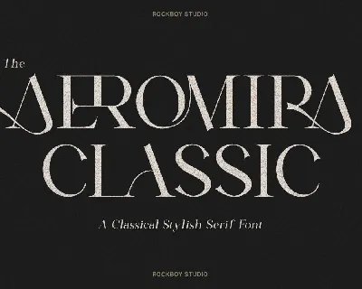 Aeromira Classic font