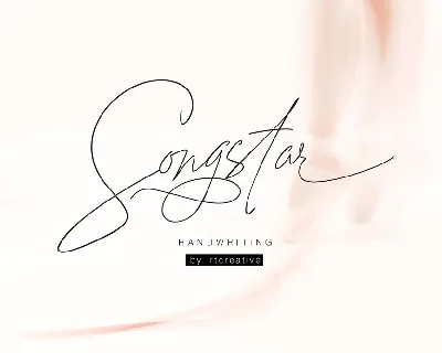 Songstar Signature Free font