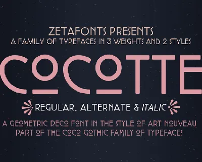 Cocotte font