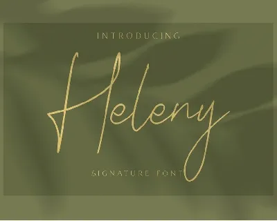 Heleny font