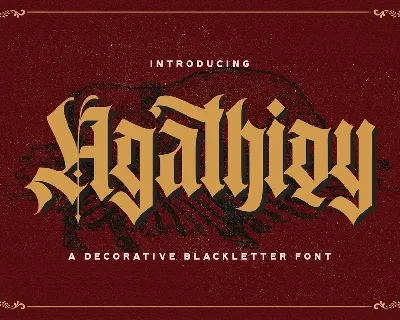 Agathiqy font