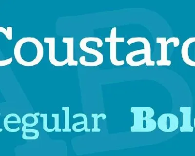 Coustard font