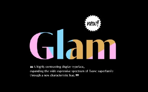 Tabac Glam Family font