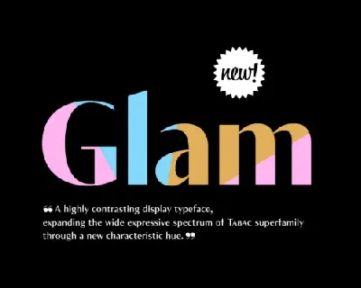 Tabac Glam Family font