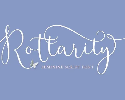 Rottarity Feminine Free font