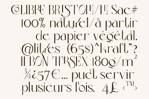 Colibre Bristole Pro font