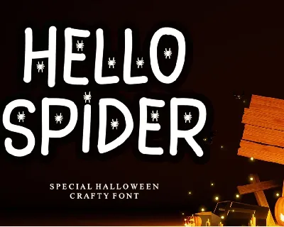 Hello Spider font