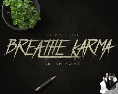 Breathe Karma font