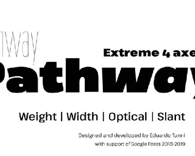 Pathway Extreme Family font