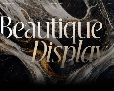 Beautique Display Family font