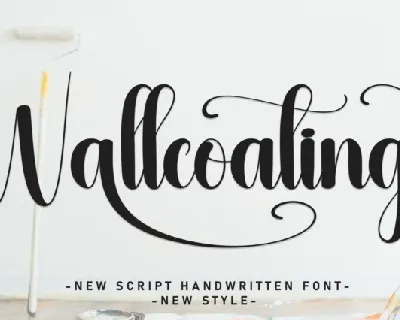 Wallcoating Script font