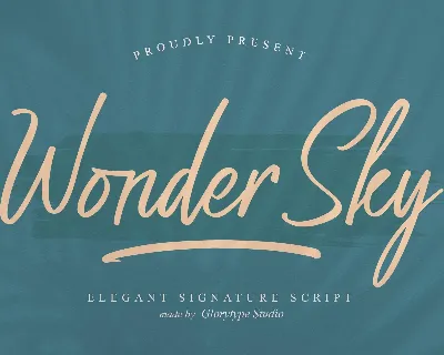 Wonder Sky font