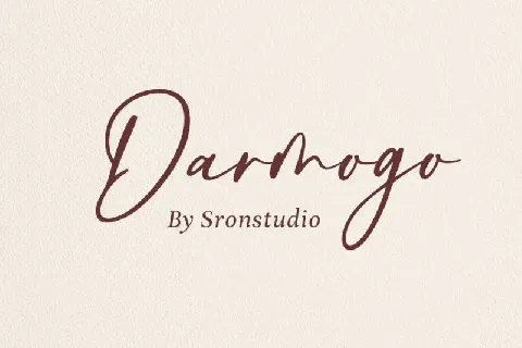 Darmogo Script font