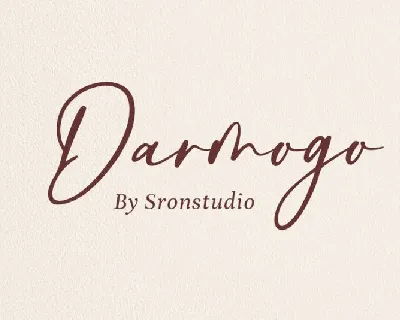 Darmogo Script font