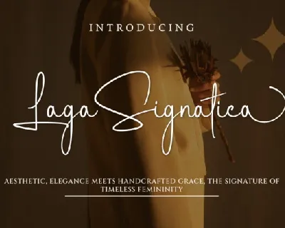 Laga Signatica font