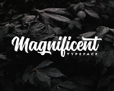 Magnificent Free font